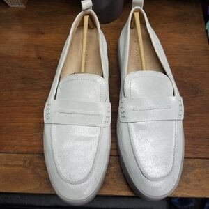 Vionic Silver Loafers